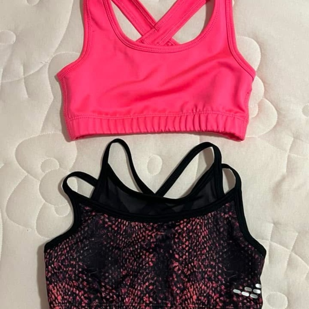 bcg Kids Sports Bras - Pink and Black